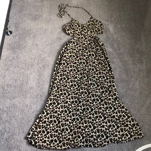 NWT animal print midi dress
